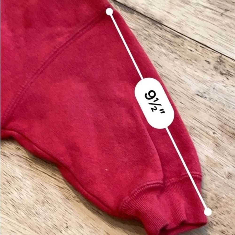 Vintage Gap XXS Red “Gap Athletic” Graphic Crew Neck Long Sleeve Sweatshirt‎